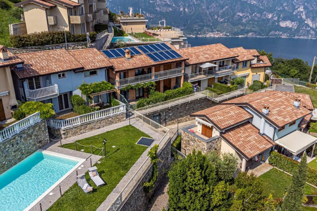 La Dolce Vita - Vista Lago E Piscina Parzanica Buitenkant foto